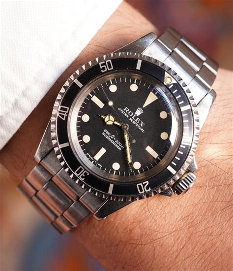 rolex 5513 feet first matte|Rolex first submariner 5513.